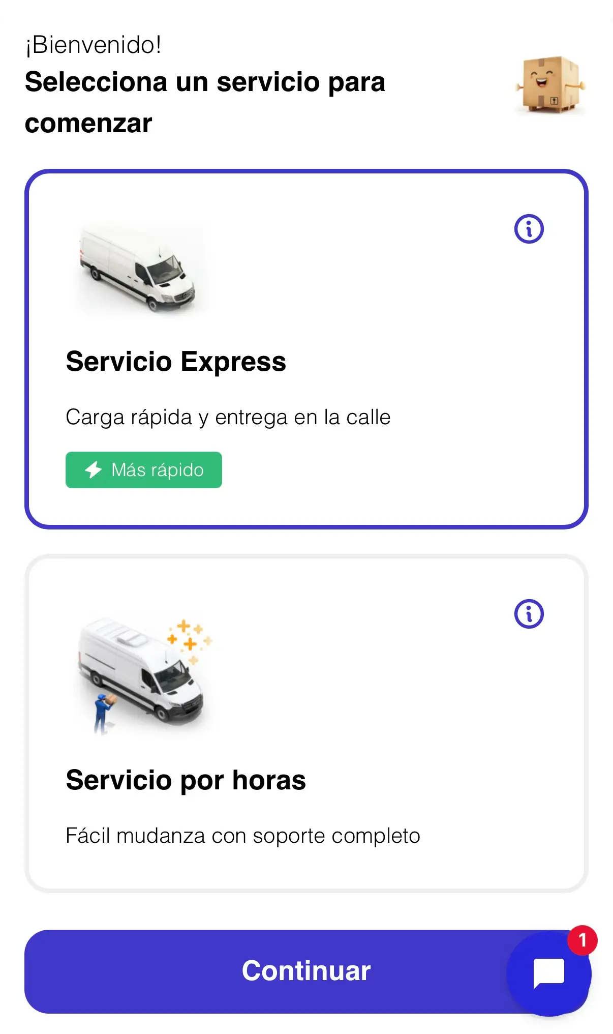 Proyecto desarrollado para Porter Delivery